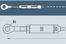 K885 - Conjunto inox con terminaciones I831 y I885